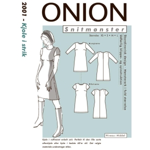 Onion 2001 Kjole i strikk (jersey)