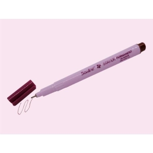 Sewline Stayer, permanent markeringspenn 0,5 brun