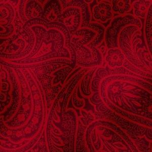 Radiant Paisley Brick red.