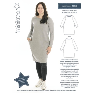 Minikrea 70040 Sweat Kjole Dame 34-50