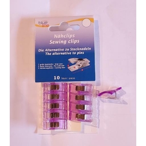 Stoff Clips Lilla, 10pk