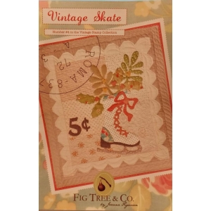 Vintage Skate, frimerkequilt
