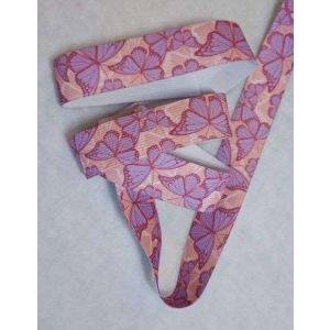 Boxerstrikk lilla Sommerfugler på rosa bunn