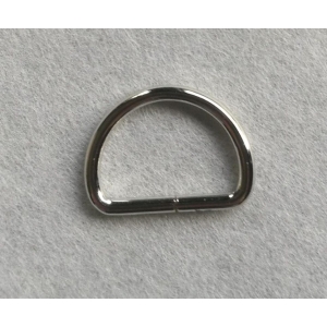 D ring Sølv/stål B: 15mm (innvendig)