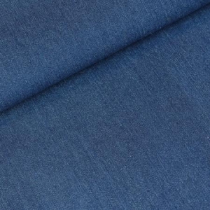 Dongeri med stretch, jeans stoff i blå.