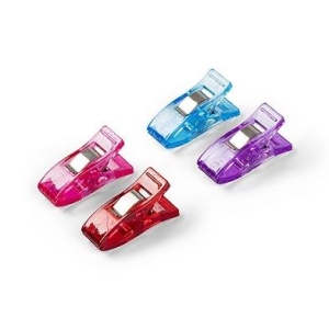 Stoff-klyper, 2,6cm Love 40stk