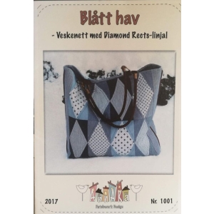 Blått hva, Veskenett med Diamond Rects-linjal, 1001