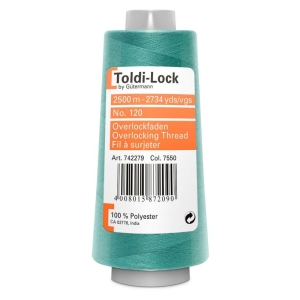 Toldi-Lock Turkis 7550 overlock tråd 2500m