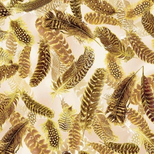 Gilded feather neutral