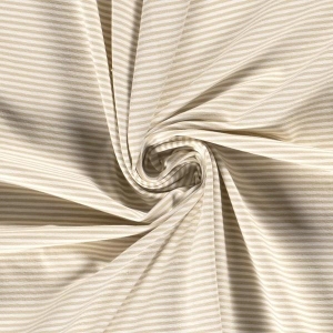 Jersey, Smale striper i cry og beige/lys brun