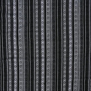 Jacquard sort hvite striper