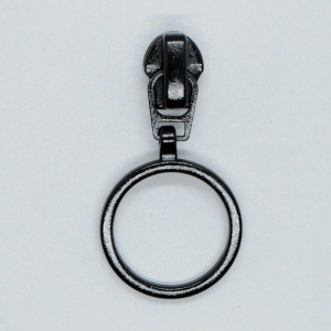 Glidere Sort med ring 4mm