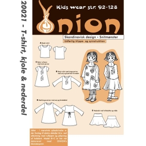 Onion 20021 T-shirt, kjole & nederdel Str 92-128