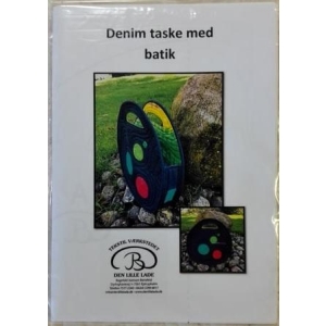 Denim Taske med Batikk