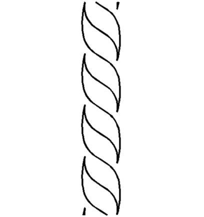 Quiltemal Curved Rope 5cm
