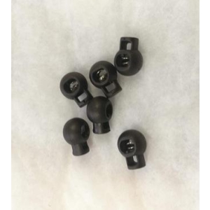 Snorstopper rund 20mm sort