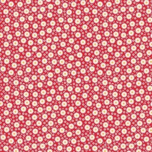 Dilly Dally Daisy Dot Red