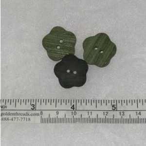 Blomsterknapp grønn, 23mm