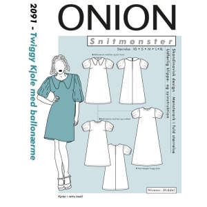 Onion 2091 Twiggy Kjole med ballonærme