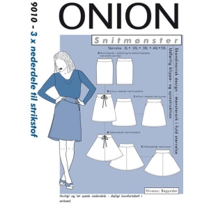 Onion 9010  3 x nederdele til strikstof, store størrelser