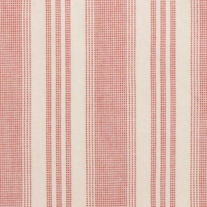 Tilda Woven Tea Towel Shortcake Stripe Red