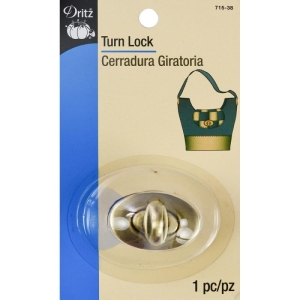 Turn Lock Brass