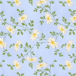 Fresh A Daisy Lyseblå med Margeritter
