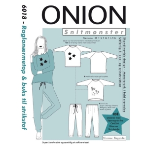 Onion 6018 Raglanærmetop & buks til strikstof