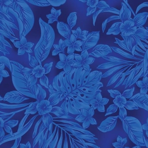 Bredt stoff, Oasis Indigo