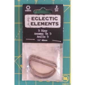 D Ring brass 1,5"