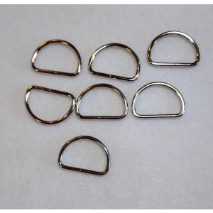 D ring sølv/stål B: 30mm (innvendig)