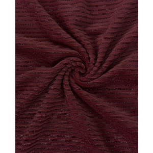 Jersey Fløyel m/Lurex Vinrød