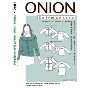 Onion 1036 Jakke med rundt bærestykke