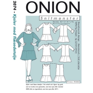 Onion 2074 Taylor cut kjoler til strikstof