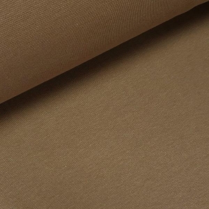 Rundstrikket ribb Taupe brun