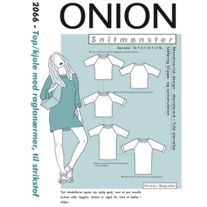 Onion 2066 Top/kjole med raglanærme til strikstof