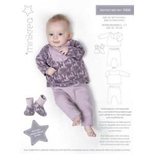 Minikrea 11420 Babysett m sko 0-2år