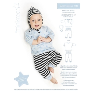Minikrea 11410 Babysett m lue 0-2år