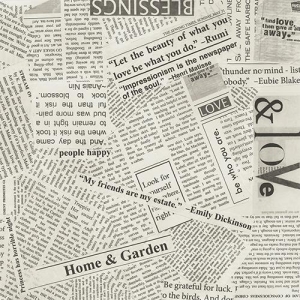 Bredt stoff; newsprint