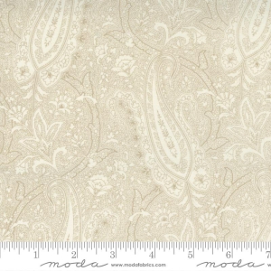 Paysley i beige med medium kontur, Cranberries & Cream