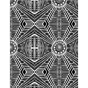 Diamond Grids Black, Night & Day