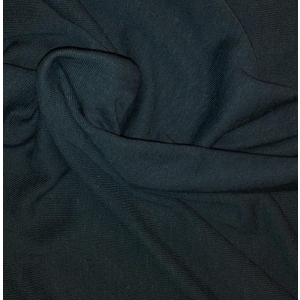 Lin og viskose jersey, jeans blå