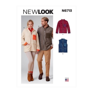 Unisex Jakke med Glidelås, Str XS-XL