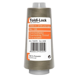 Toldi-Lock muldvarp, 2430 overlock tråd 2500m