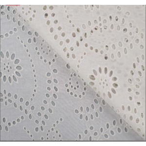Engelsk broderi bomull Ecry