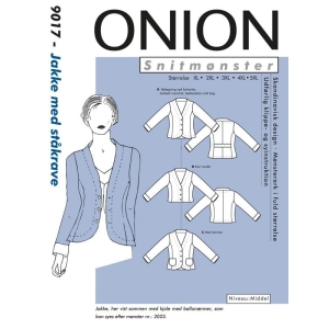 Onion 9017 Jakke med ståkrave, store størrelser