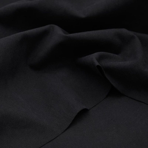 Heavy Washed Canvas, 17 oz, Black