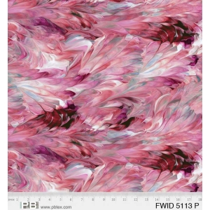 Bredt stoff, Fluidity Rosa
