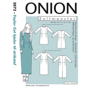 Onion 2073 Taylor cut kjoler til strikstof