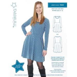 Minikrea 70045 Jersey Kjole Str 34-50